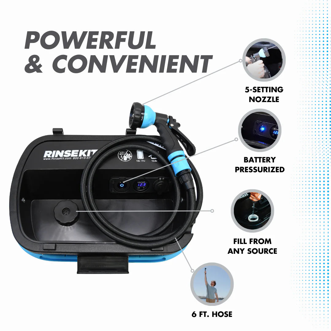 Rinsekit 3.5 Gallon RinseKit PRO Portable Shower