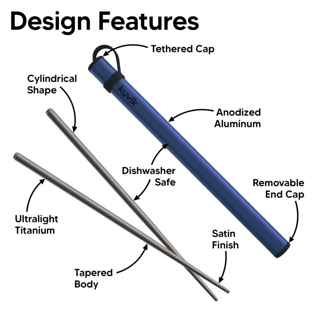 Kuvik Titanium Chopsticks