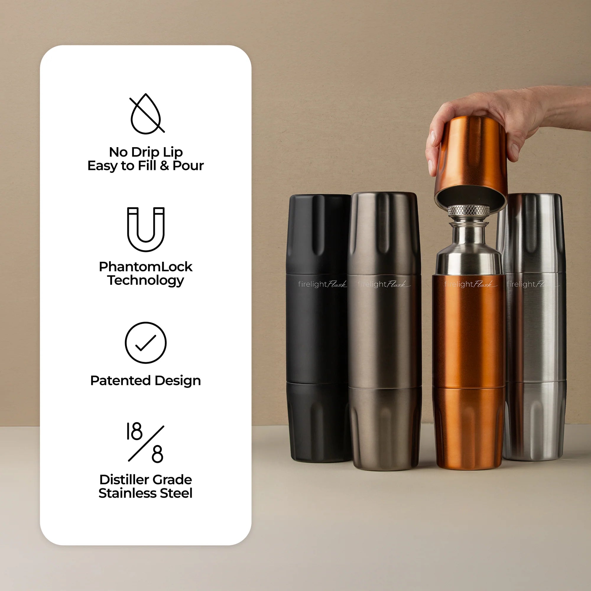 High Camp Flasks Firelight Flask® 750