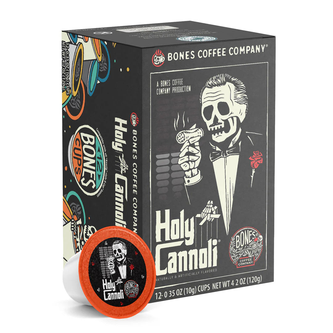 Holy Cannoli Bones Cups - 12 Count