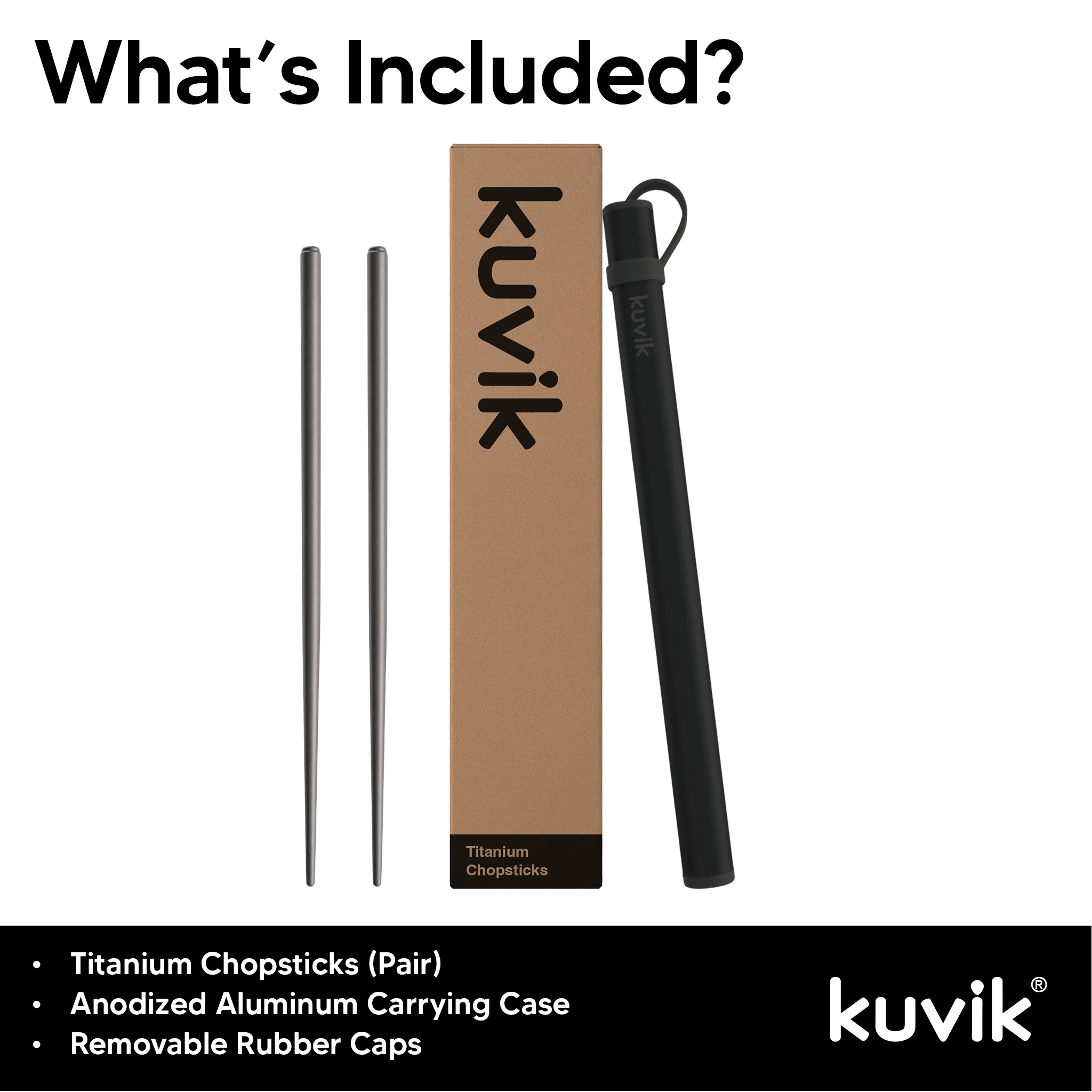 Kuvik Titanium Chopsticks