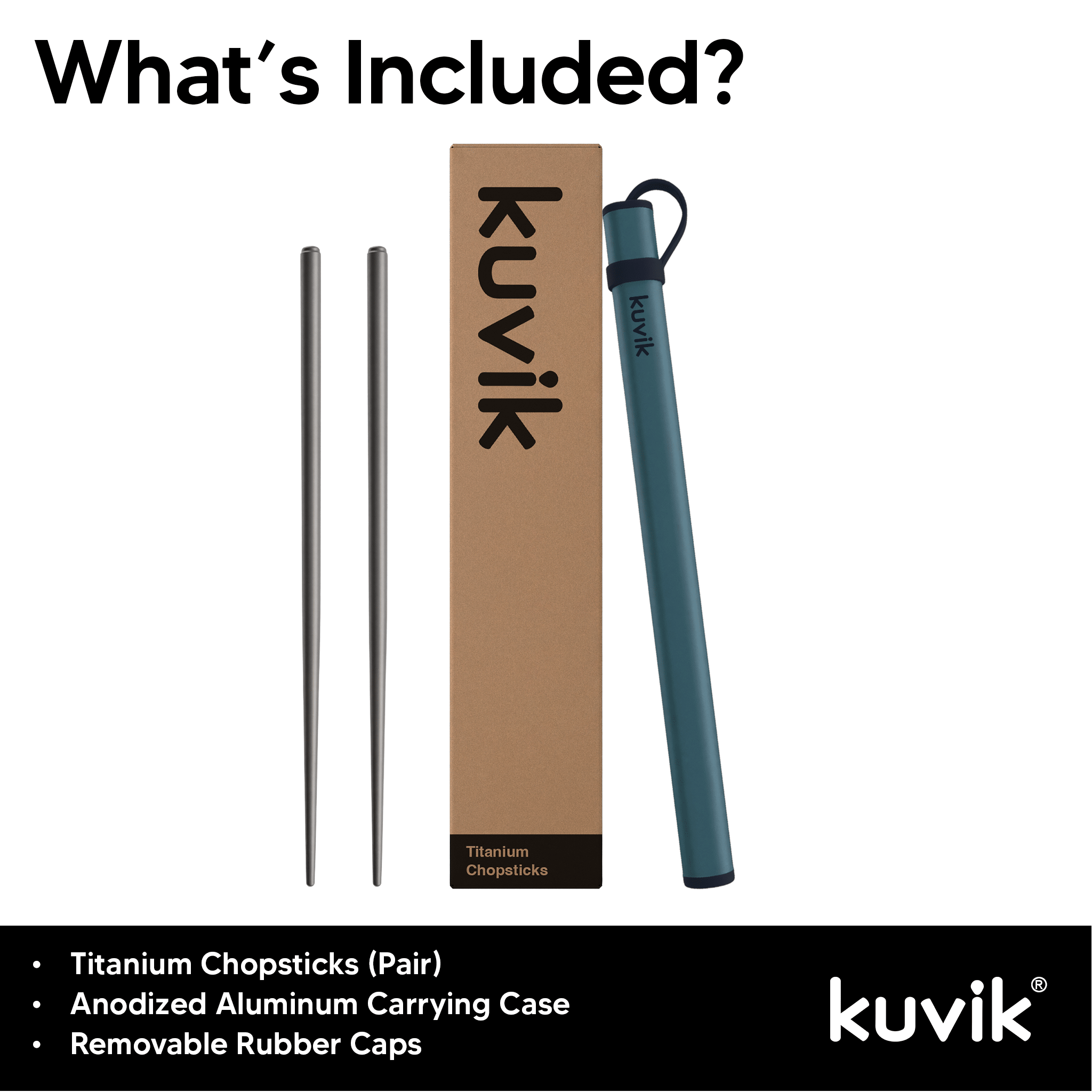 Kuvik Titanium Chopsticks