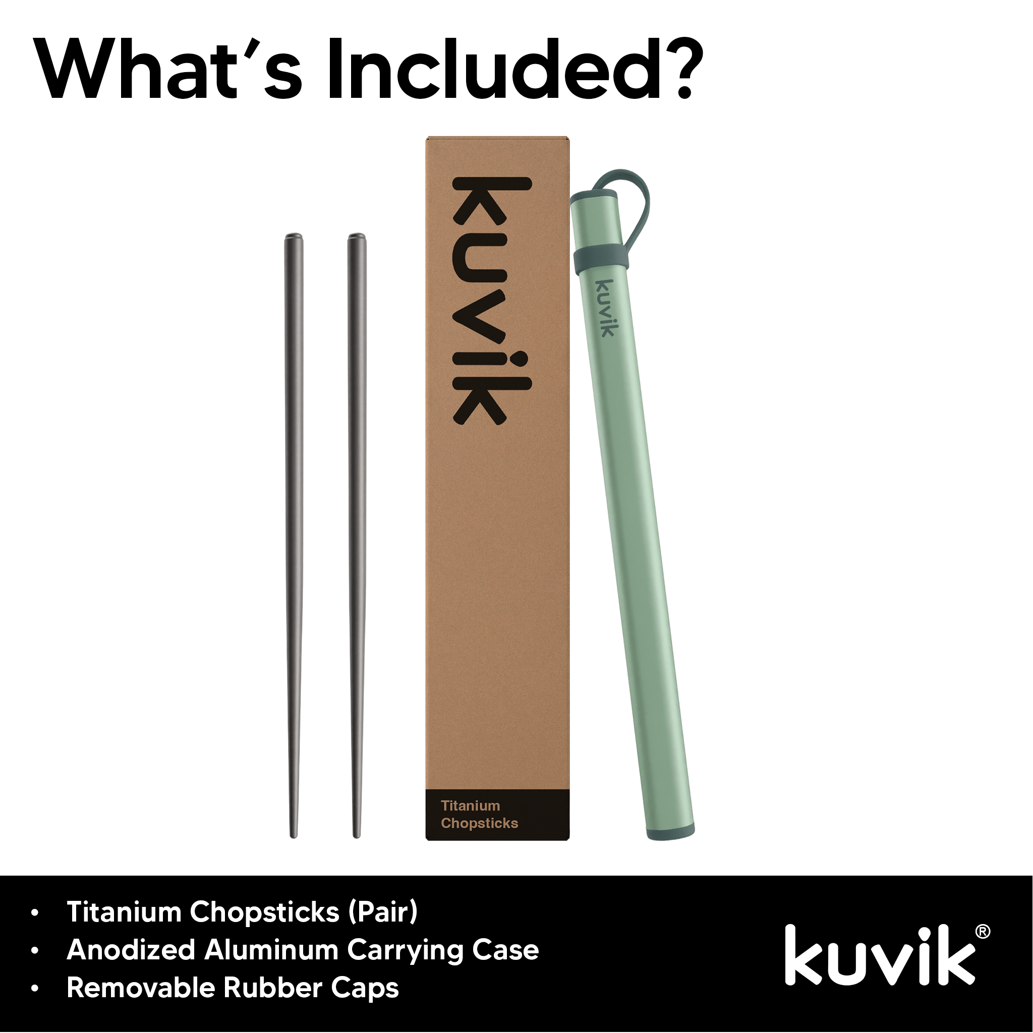 Kuvik Titanium Chopsticks