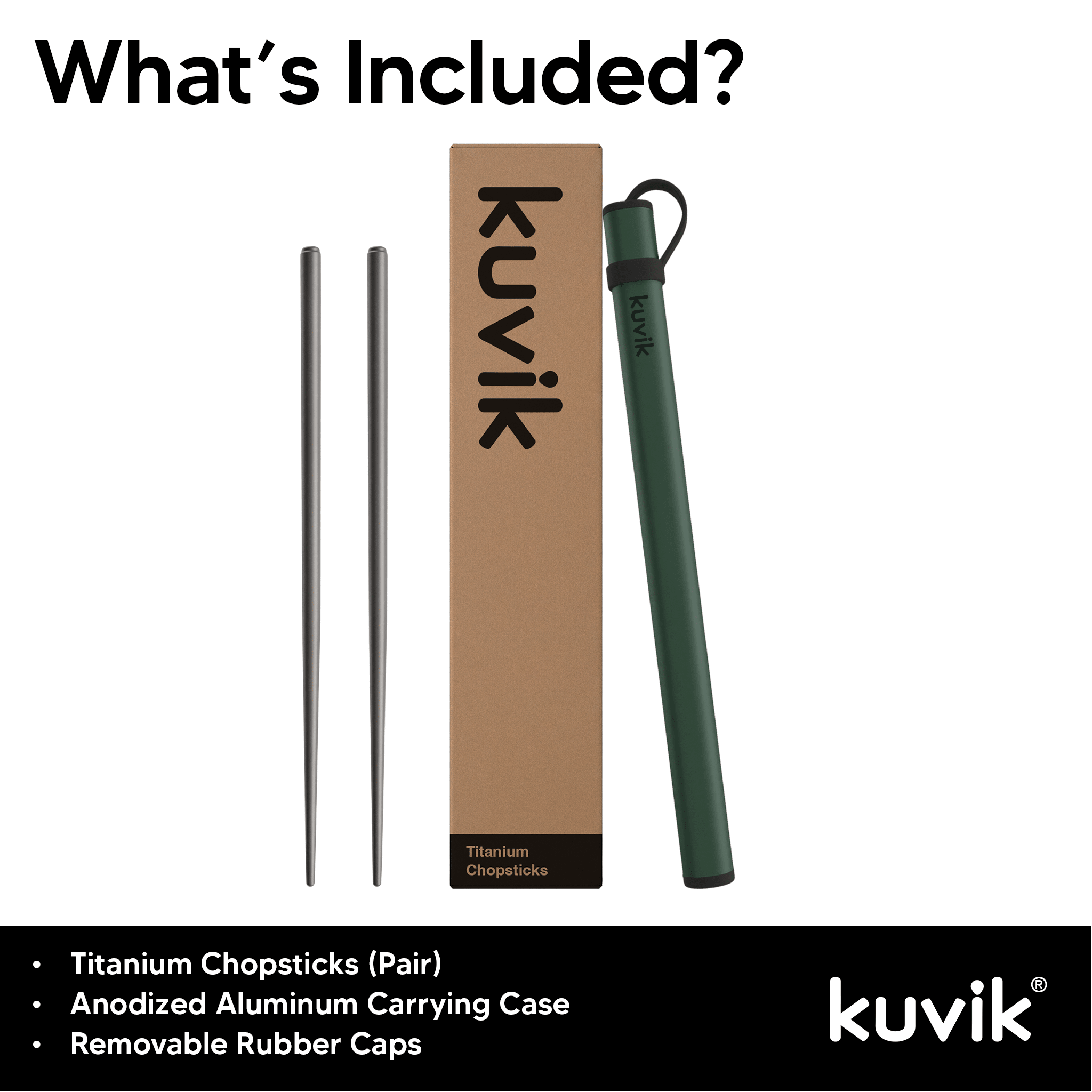 Kuvik Titanium Chopsticks