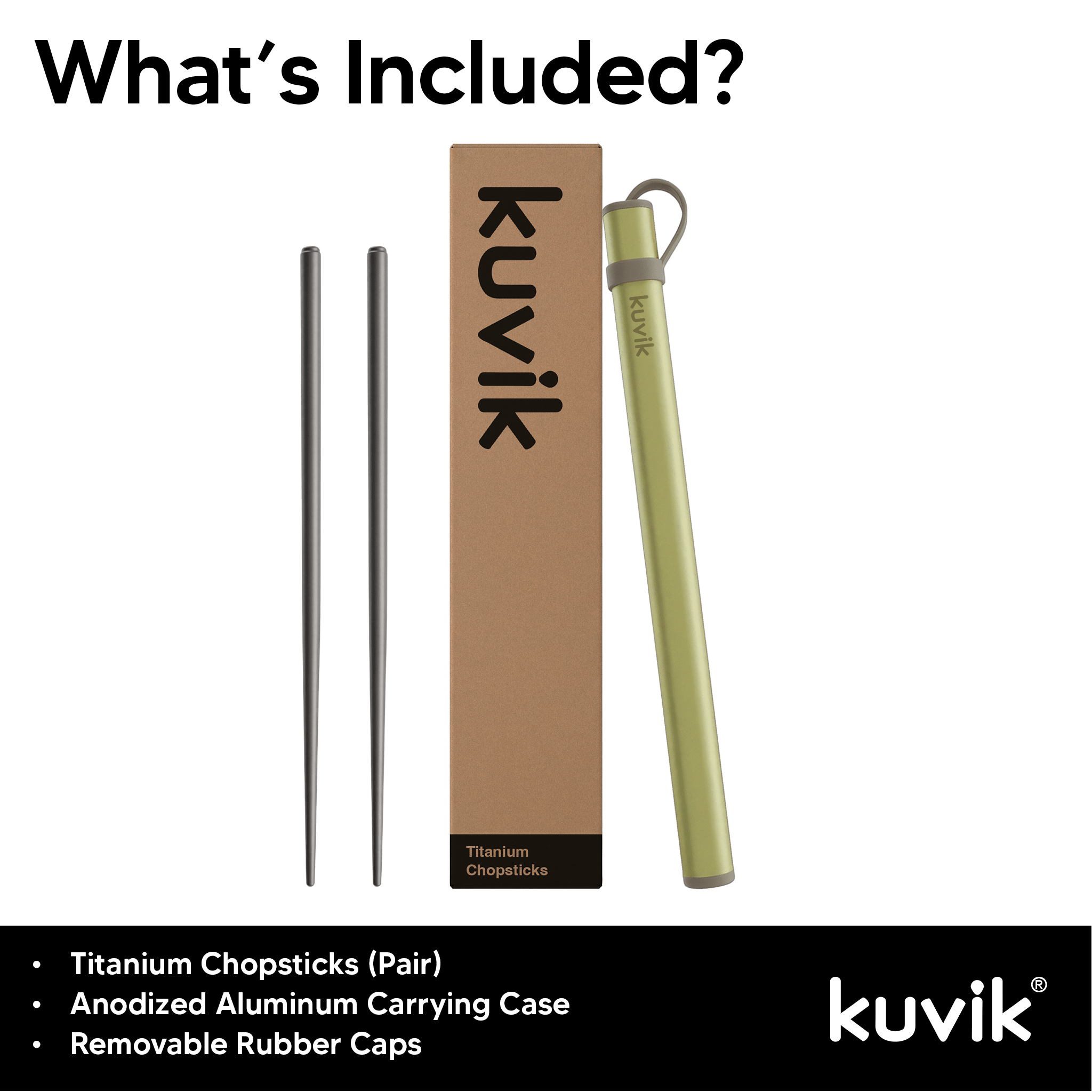 Kuvik Titanium Chopsticks