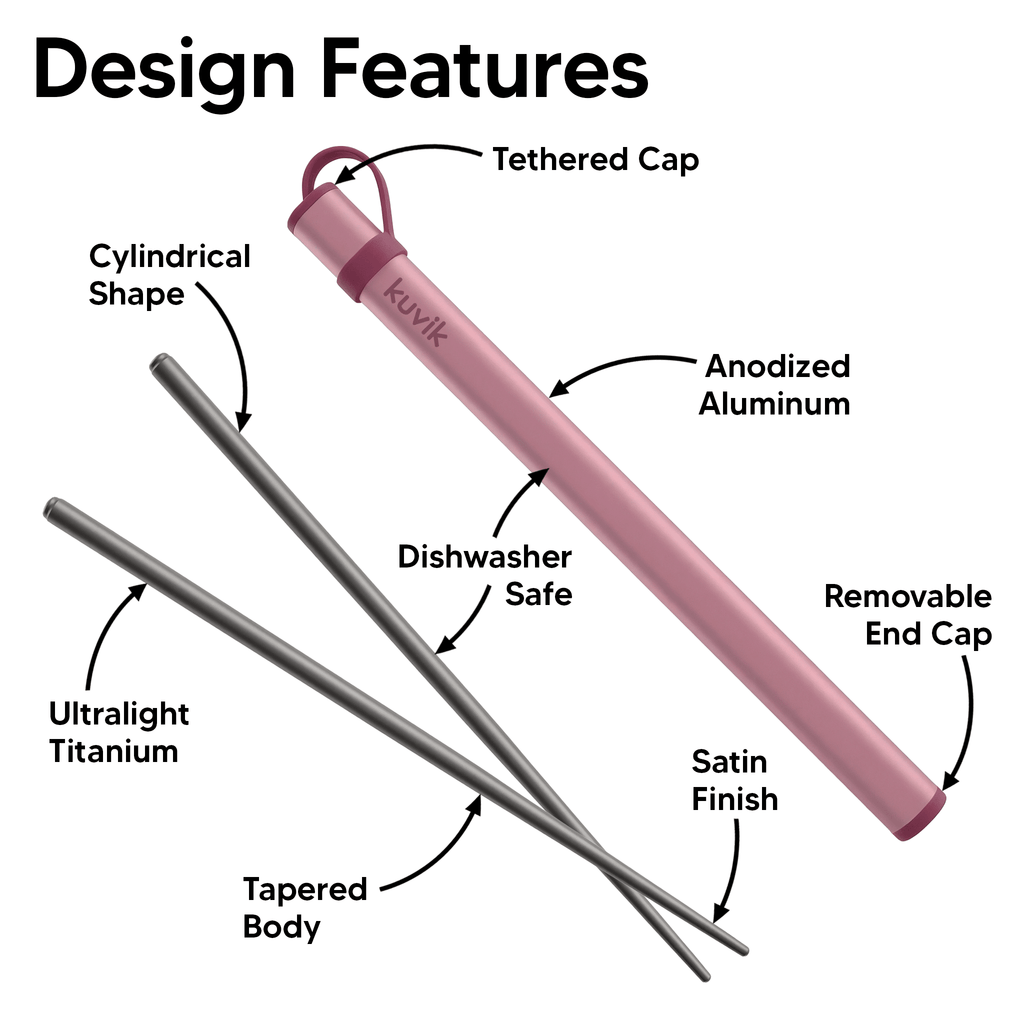 Kuvik Titanium Chopsticks