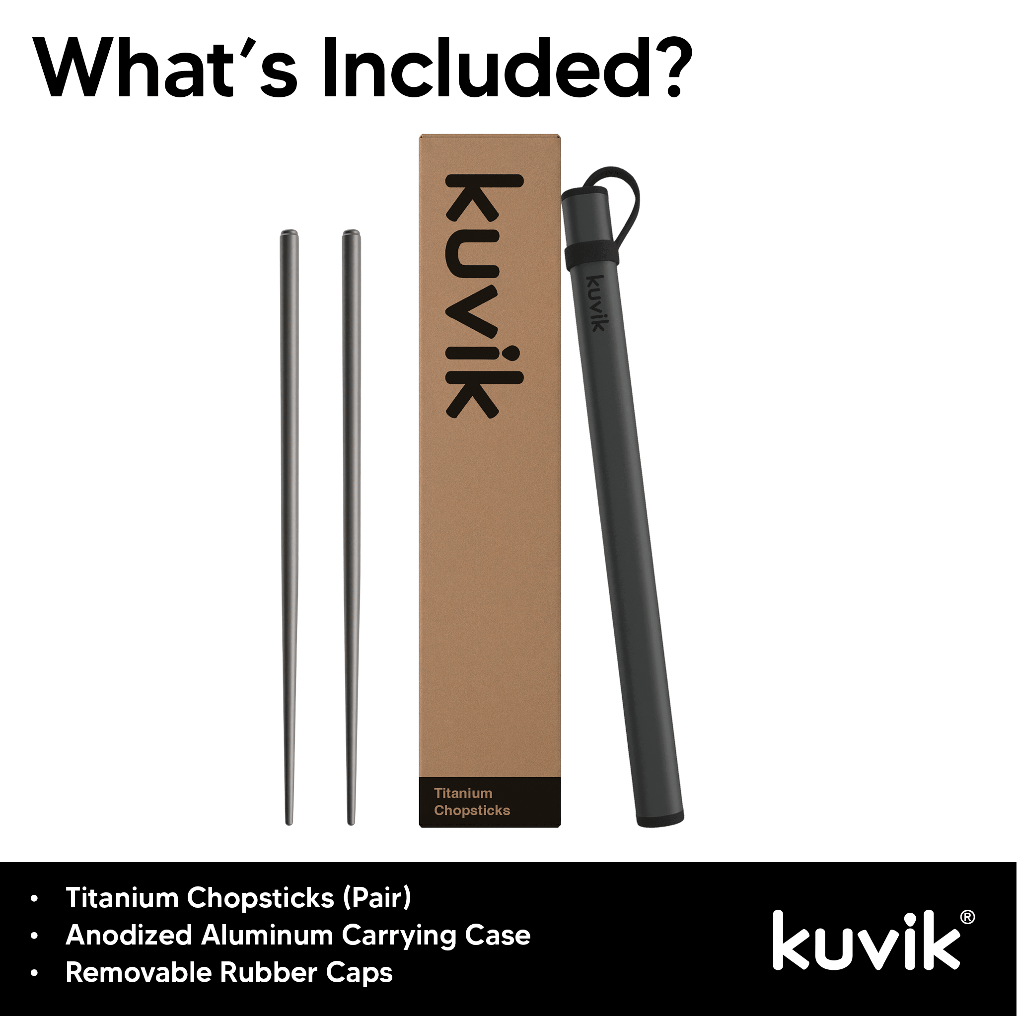 Kuvik Titanium Chopsticks