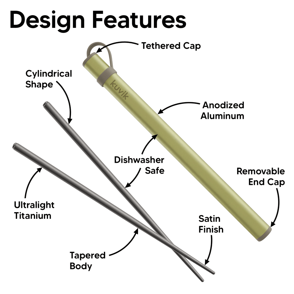 Kuvik Titanium Chopsticks